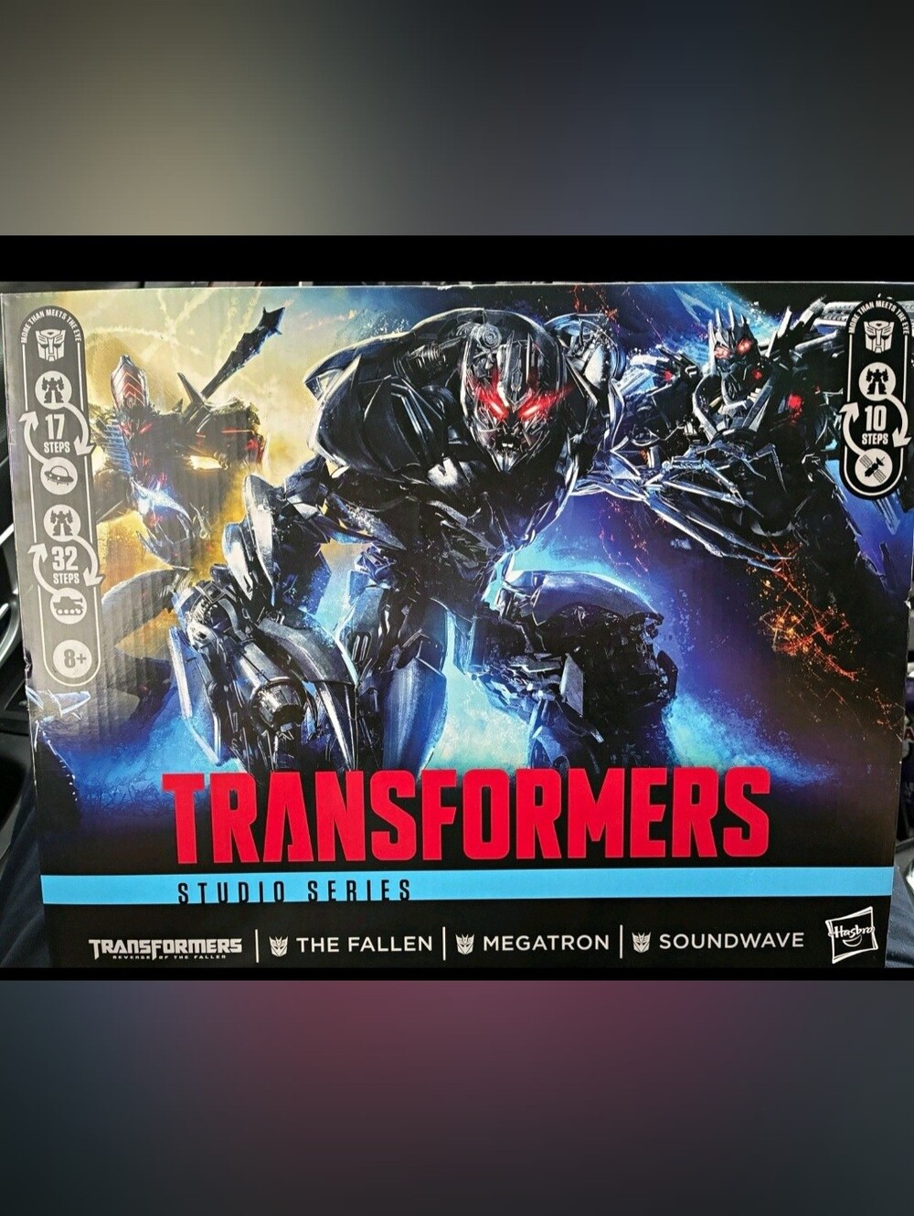 Hasbro Transformers Studio Series Set The Fallen Megatron Soundwave 8+